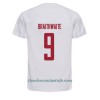 Camiseta de fútbol Dinamarca Martin Braithwaite 9 Segunda Equipación Mundial 2022 - Hombre